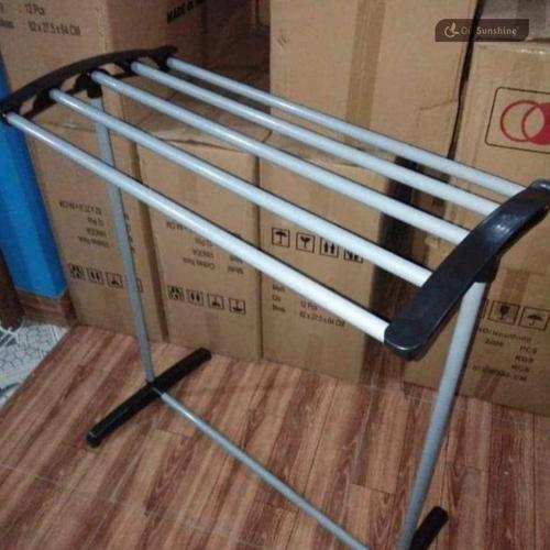 Foto Produk Rak jemuran handuk stand - Hijau, TANPA BUBBLE dari salwa-shope