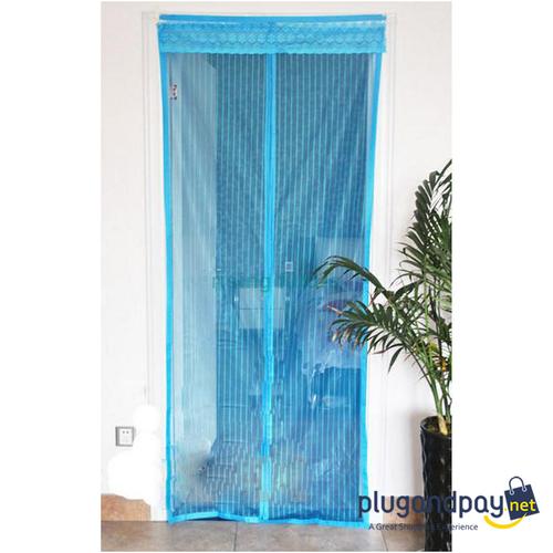 Foto Produk Tirai Pintu Magnetik Magnet Anti Mosquito Mesh Net Selambu Magnet dari plugandpay