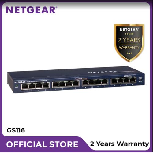 Foto Produk Netgear GS116 Port Gigabit Ethernet Unmanaged Switch dari Netgear Store
