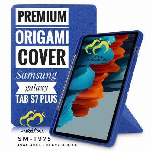 Jual Case Samsung Galaxy Tab S7 Plus Premium Origami Cover S7+