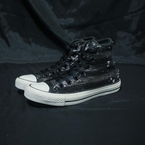 sequins converse high tops