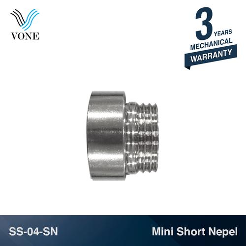 Foto Produk VONE SS-04-SN Nepel Pipa Pipe 1/2" M x 1/2" F Sambungan Sok Keran Kran dari Vone Sanitary Indonesia