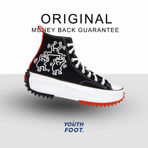 converse hike keith haring