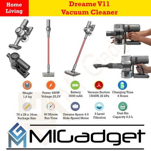 Jual Dreame V11 V 11 Vacuum Cleaner Handheld OLED Display 25000pa - Kota  Malang - Mi Gadget | Tokopedia
