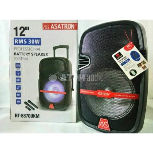 Foto Produk Asatron HT 8870 UKM / HT-8870UKM Speaker Portable 12 inch dari Atom Audio