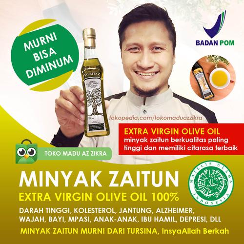 Gambar Minyak Zaitun Asli Murni EVOO Extra Virgin Olive Oil Mpasi Mumtaz - 60 ML dari AZ ZIKRA HERBA OFFICIAL Kota Bogor Tokopedia