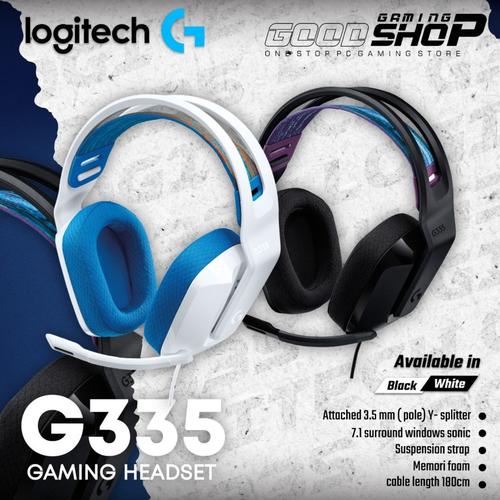 Gambar Logitech G335 / G-335 Wired - Gaming Headset - Putih dari Goodgamingshop Jakarta Pusat Tokopedia