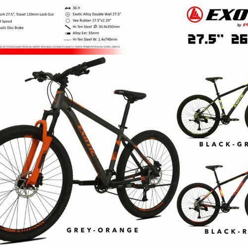 Jual Sepeda MTB 27.5 inch Merk Exotic 