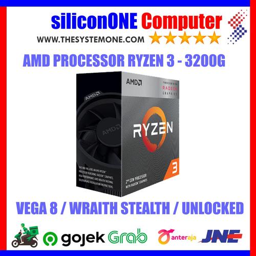 Gambar AMD Processor RYZEN 3 - 3200G BOX VEGA8 dari silicon ONE Computer Kota Bandung Tokopedia