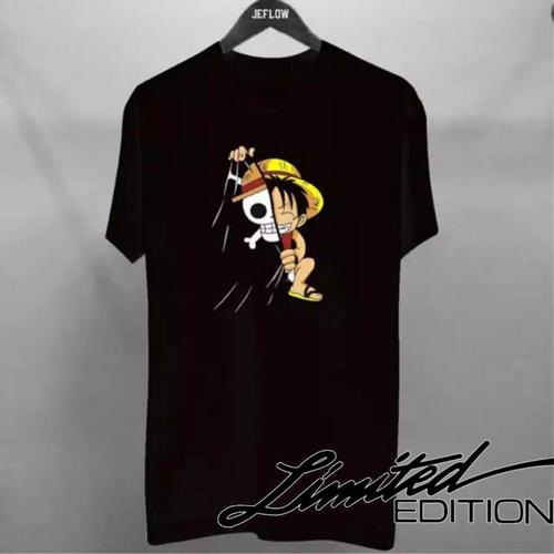 Jual BAJU KAOS PRIA DISTRO LUFFY ONE 