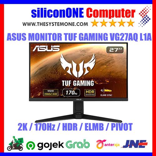 Gambar ASUS TUF GAMING VG27AQL1A WQHD IPS 170Hz 1ms ELMB HDR400 GSYNC VG27AQ dari silicon ONE Computer Kota Bandung Tokopedia