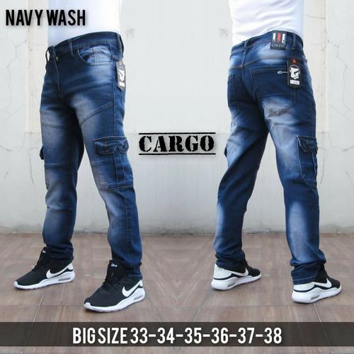 38 TERMURAH CELANA CARGO JEANS JUMBO 