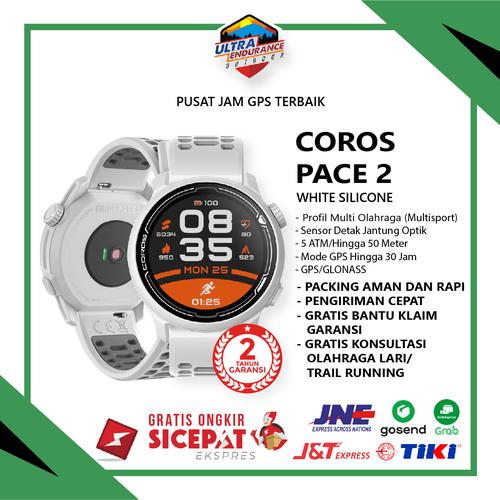 COROS PACE 2 WHITE WITH SILICONE BAND 