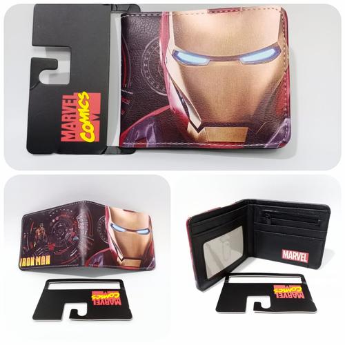 Foto Produk Dompet Anak Laki Model Lipat Karakter Ironman Marvel Captain Spiderman - Ironman Fc dari Grosir Tas Karakter