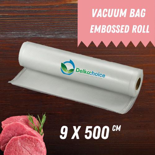 Jual PLASTIK VACUUM VACUM VAKUM EMBOSSED EMBOSS EMBOS ROLL 9x500