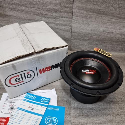 subwoofer cello w8mk2 dual coil 4 ohm 
