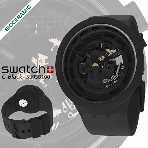 Jual Swatch Big Bold Bioceramic SB03B100 C-BLACK Original Jam Tangan Pria -  Hitam - Jakarta Pusat - 100% Swiss Made | Tokopedia