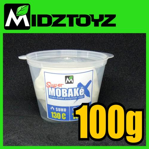 Gambar Super Mobake X - oven bake Polymer Clay - SMeX PUTIH 100g dari Midztoyz Jakarta Timur Tokopedia