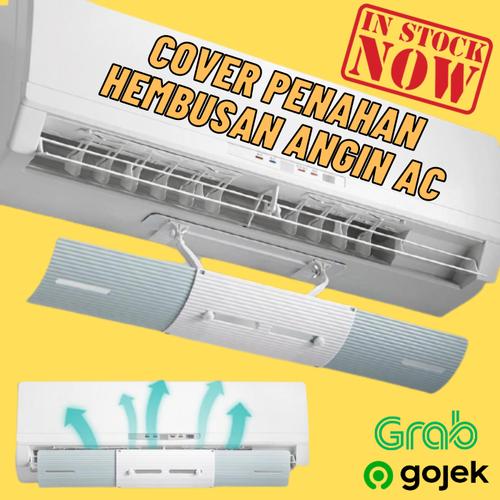 Gambar Cover Penghalang Hembusan Angin AC Reflektor Penahan Penyebar Angin AC - Variasi 2 dari Luckychange48 Kab. Sleman Tokopedia