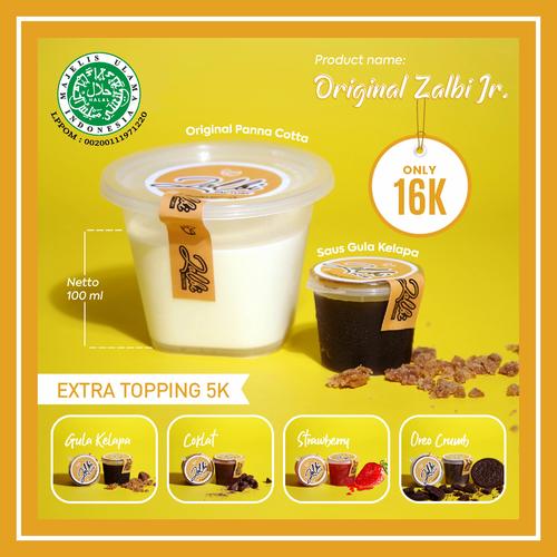 Jual Original Panna Cotta Zalbi Kelapa Gading Dessert Box Netto 100 ml Jakarta Utara