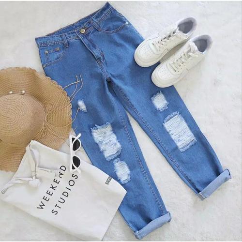STYLE CELANA BOYFRIEND GEISHA RIPPED 