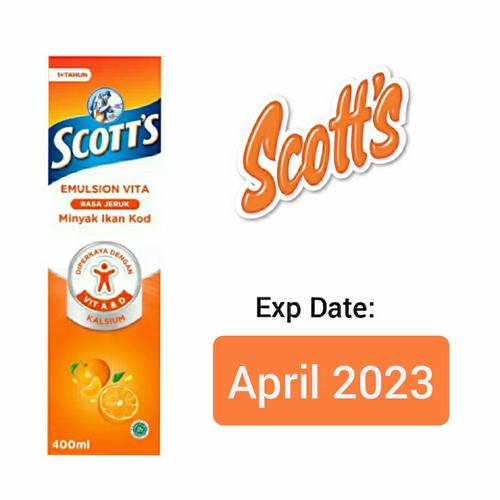 Foto Produk SCOTT'S EMULSION 400ML Vita Orange dari toko baru jkt
