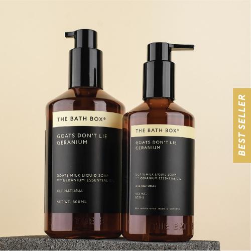Foto Produk THE BATH BOX Goats Don't Lie Geranium(Psoriasis,Eczema)300ml dari The Bath Box Official