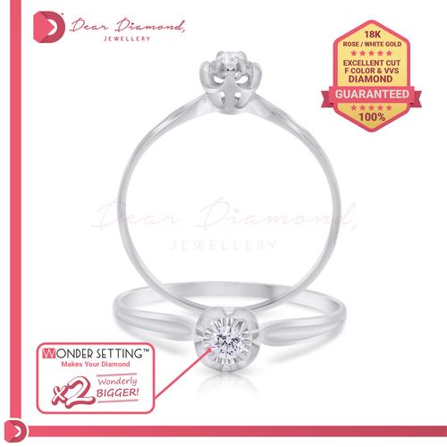Jual Diamond Womens Ring Suisen White 