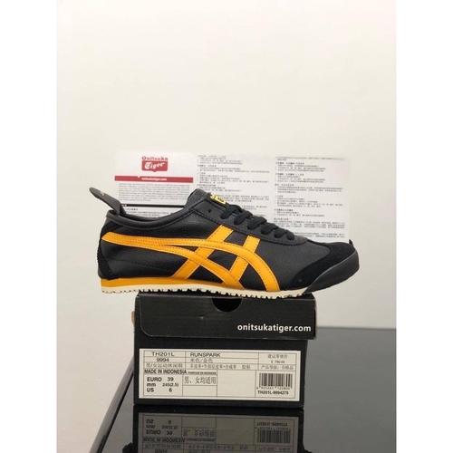 onitsuka tiger black orange