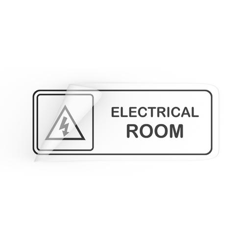 Room Sign Sticker Jual electrical room sign sticker - stiker peringatan - caution sticker ...