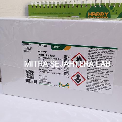 Jual Alkalinity Test Kit Merck 200 test 111109 1.11109.0001 Uji Alkali Kab. Sidoarjo