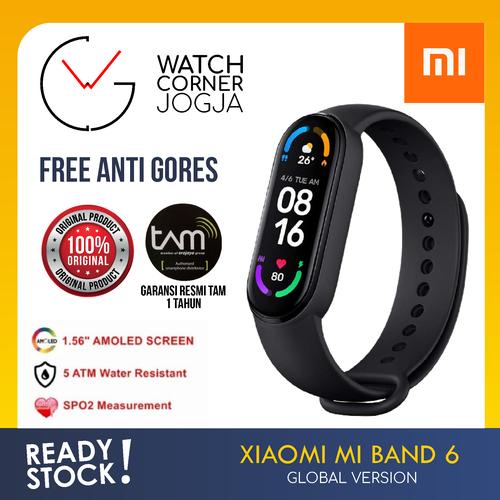 Jual Xiaomi Mi Band 6 Garansi TAM Global Version AMOLED Original Smartwatch  - Miband 6 Global - Kab. Sleman - Watch Corner Jogja | Tokopedia