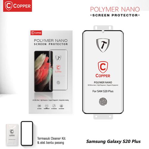 Gambar Samsung Galaxy S20 Plus - COPPER Polymer Nano Tempered Glass - POLYMER NANO dari Copper Indonesia Jakarta Barat Tokopedia