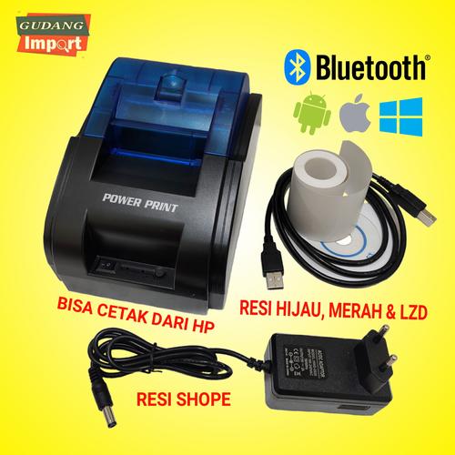 Gambar PRINTER BLUETOOTH THERMAL BARCODE 58MM PRJ58D dari GUDANGIMPORT99 Kota Tangerang Selatan Tokopedia