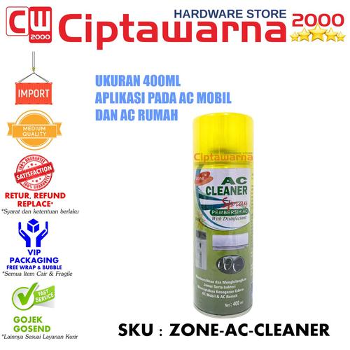 Gambar AC Cleaner Pembersih AC Mobil & Ruangan Zone 400 Ml dari Cipta Warna Kota Palembang Tokopedia