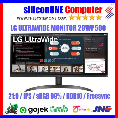 Gambar LG IPS 29WP500 Full HD FREESYNC Borderless UltraWide HDR10 dari silicon ONE Computer Kota Bandung Tokopedia