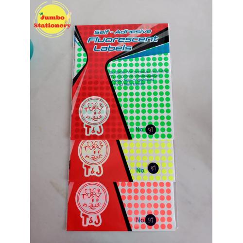 Promo LABEL TOM JERRY COLOR 97 BULAT / Label Bulat Warna Warni - Kota ...