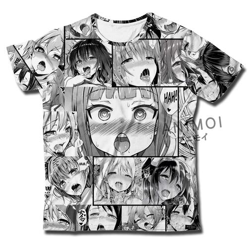 Jual Kaos Ahegao Ecchi 18++ [ Kaos Full 