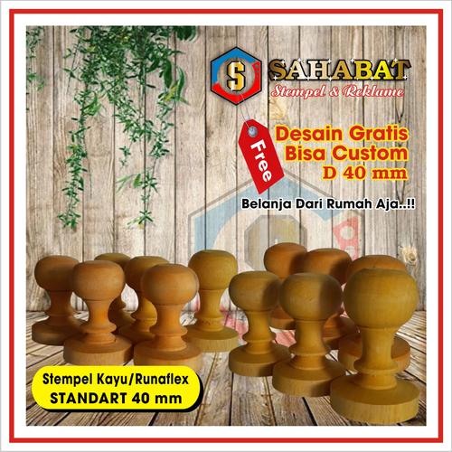 Jual STEMPEL RUNAFLEX - STEMPEL KAYU BULAT - Kab. Lampung Tengah ...