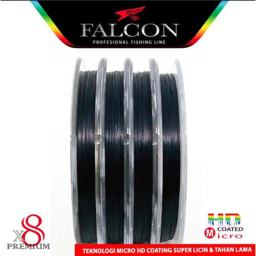 Foto Produk Senar PE X8 FALCON SUPER BRAID / Senar Kuat / Senar Laut / Benang PE - Hitam, PE 0.8 dari Falcon Indoesia