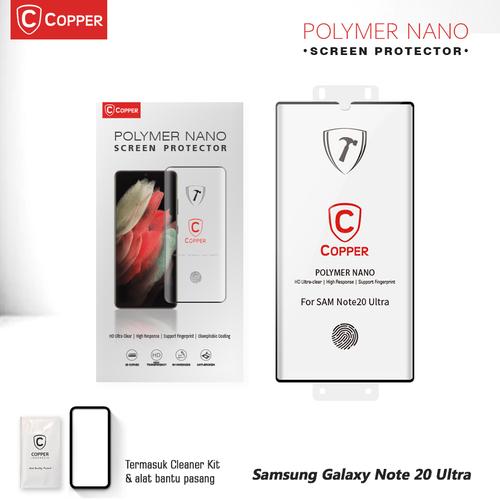 Gambar Samsung Galaxy Note 20 Ultra - COPPER Polymer Nano Tempered Glass - POLYMER NANO dari Copper Indonesia Jakarta Barat Tokopedia
