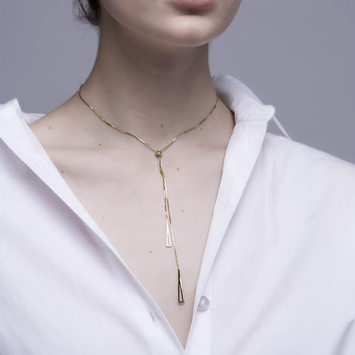 Kalung Perak 925 Silver 18k Gold Plated 