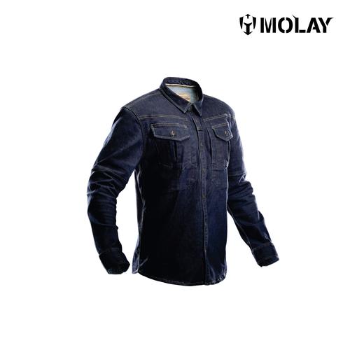 Foto Produk Molay Intruder Shirt - Indigo Denim, M dari Molay
