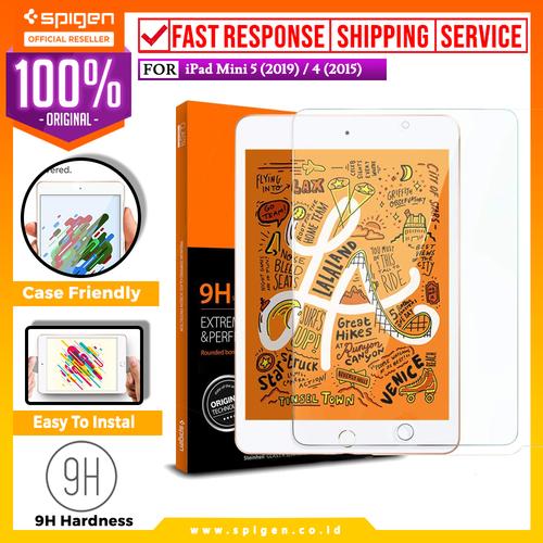 Foto Produk Tempered Glass iPad Mini 5 2019 Spigen Glas tR SLIM Screen Protector dari Spigen Official