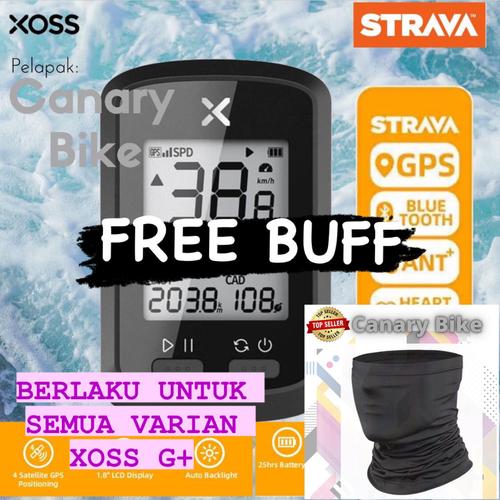 Foto Produk speedometer sepeda xoss g+ - xoss G+ dari Canary Bike