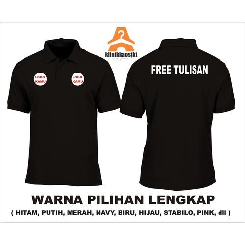 Jual KAOS - BAJU POLO SHIRT CUSTOM FULL SABLON - S - Jakarta Barat
