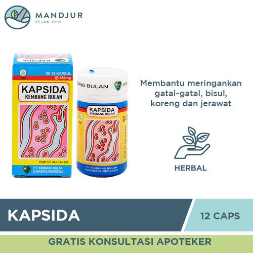 Gambar Kapsida Kembang Bulan 12 Kapsul - Obat Gatal, Bisul, dan Jerawat dari mandjur Jakarta Pusat Tokopedia