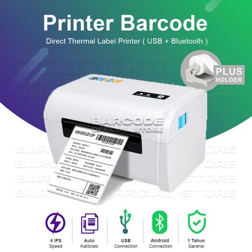 Gambar Printer Thermal USB Bluetooth Codeshop CB-160 BT Cetak Label Olshop dari Barcode Official Store Jakarta Pusat Tokopedia
