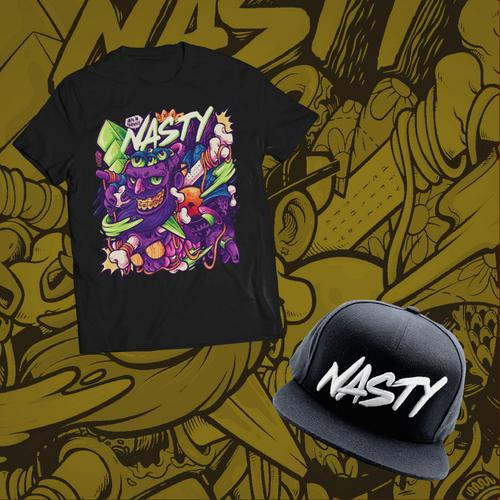 Foto Produk tshirt Kaos dan snapback Distro NASTYLUSTRATION Limited Edition dari NASTYProject