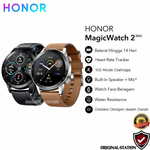Jual Huawei HONOR Magic Watch 2 46mm AMOLED GPS Sp02 Waterproof Smart Watch  - FLAX Brown - Kab. Tangerang - ORIGINAL-STATION | Tokopedia